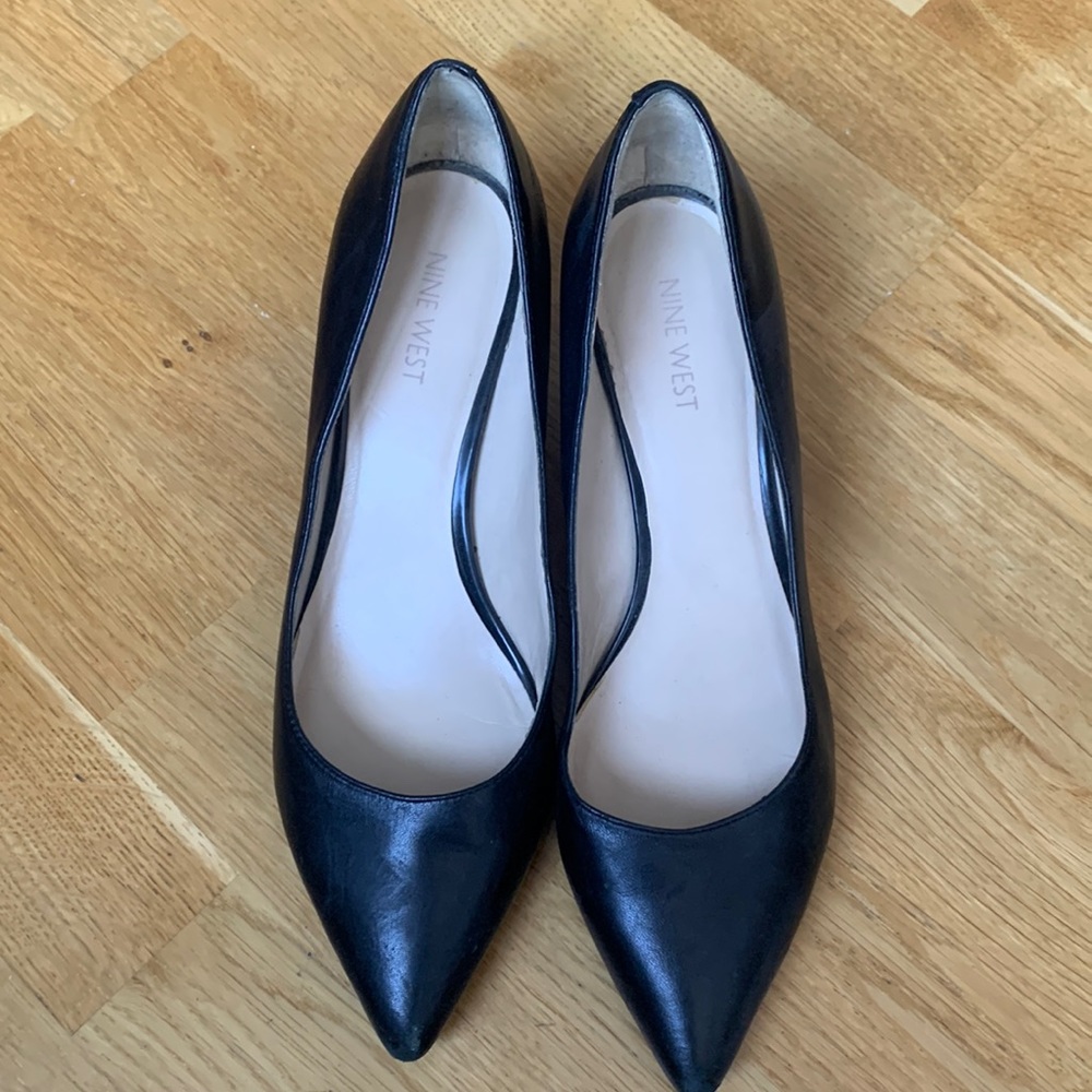 Nine West Black Pointed Toe Nydia Heels